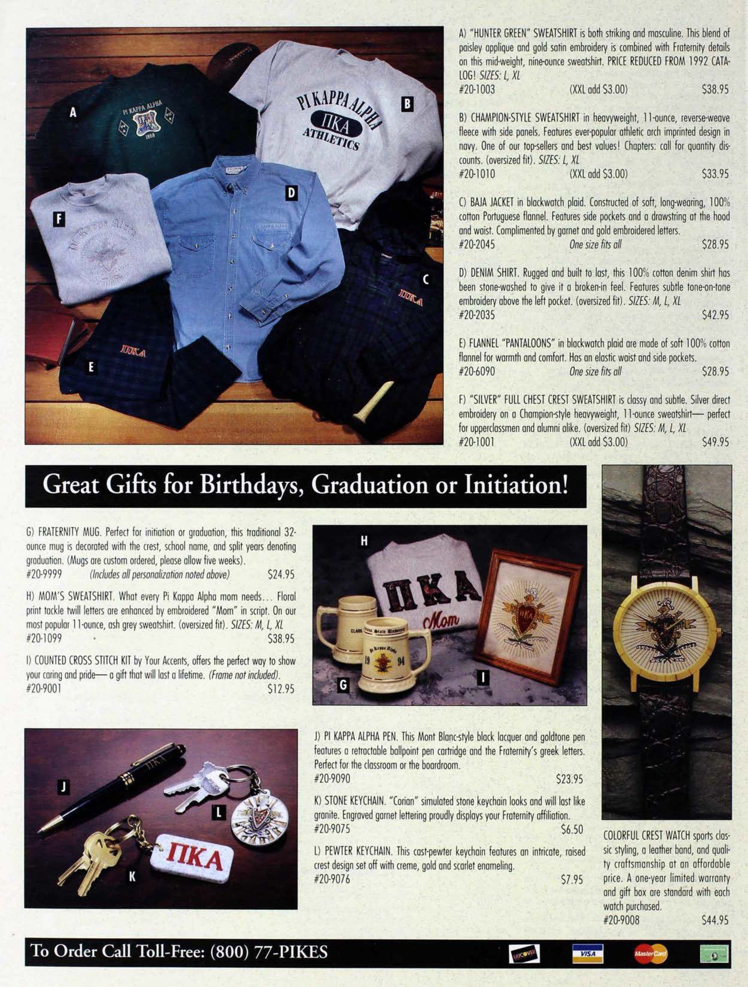 Great Gifts for Birthdays, Graduation or Initiation! Advertisement, March 1944